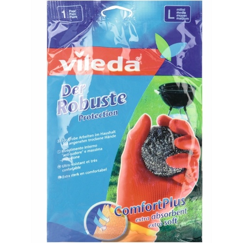 Перчатки "Vileda" (Виледа) особо прочные резиновые размер L
