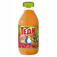 Сок детский "Теди" морковь малина яблоко 330мл ст. бутылка Польша
