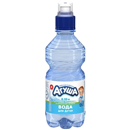 Вода питьевая детская "Агуша" негазированная 0