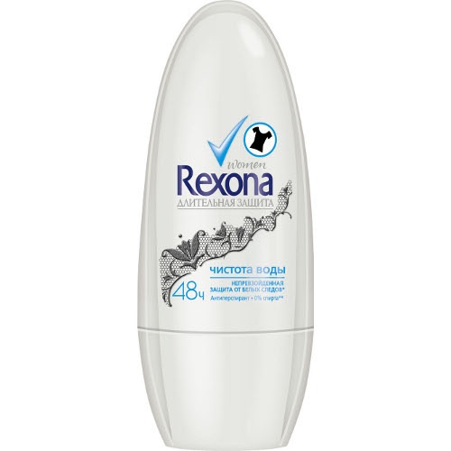 Дезодорант-антиперспирант "Rexona" (Рексона) Crystal чистая вода 50мл ролик