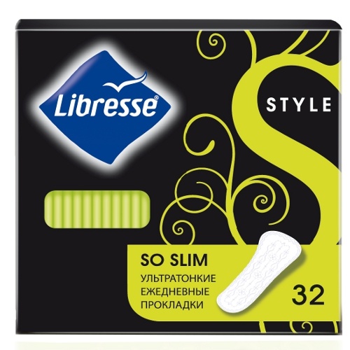 Прокладки ежедневные "Libresse" (Либресс) Style So Slim 32шт