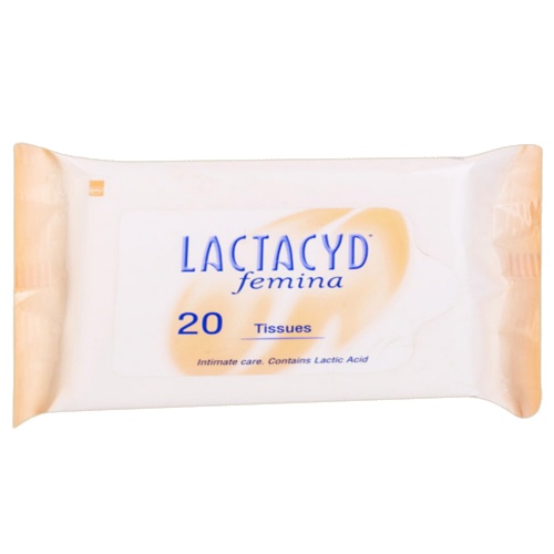 Салфетки для интимной гигиены "Lactacyd femina" (Лактацид Фемина) 20шт Италия