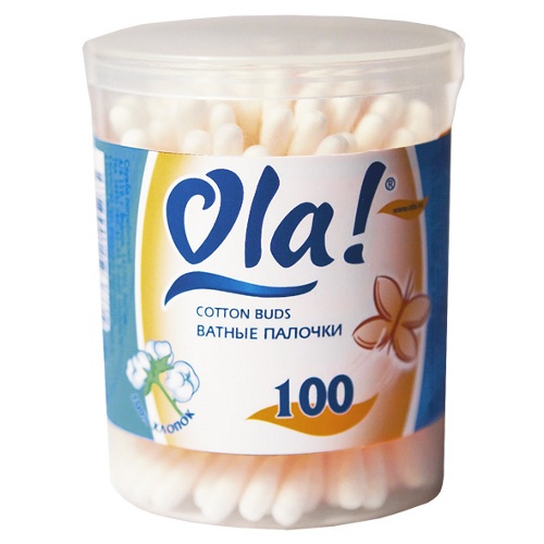 Ватные палочки "Ola!" (Ола!) 100шт