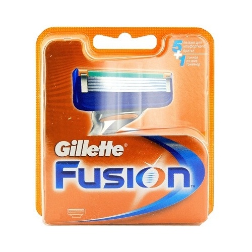 Кассеты для станка "Gillette Fusion Power" (Жилет Фьюжн Пауэр) 4 шт Великобритания