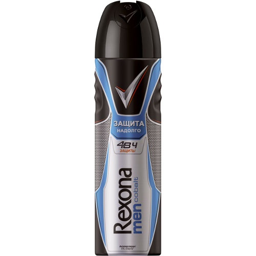 Дезодорант-антиперспирант "Rexona" (Рексона) MEN Cobalt кобальт 150мл спрей
