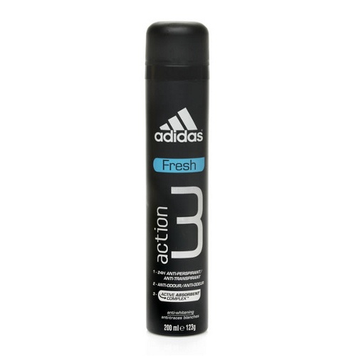 Дезодорант-антиперспирант "Adidas" (Адидас) MEN Action 3 DryMax Fresh 150мл спрей