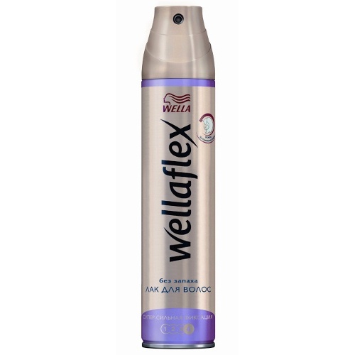 Лак для волос "Wellaflex" (Веллафлекс) без запаха супер сильной фиксации 250мл Германия