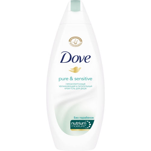 Крем-гель для душа "Dove" (Дав) для чувствительной кожи 250мл