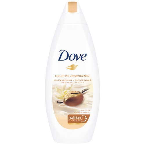 Крем-гель для душа "Dove" (Дав) масло ши и пряная ваниль 250мл