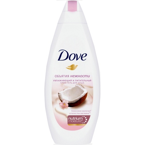 Крем-гель для душа "Dove" (Дав) кокосовое молоко и жасмин 250мл