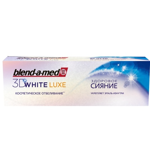 Зубная паста "Blend-a-med" (Бленд-а-мед) 3D White Luxe Здоровое Сияние 75мл