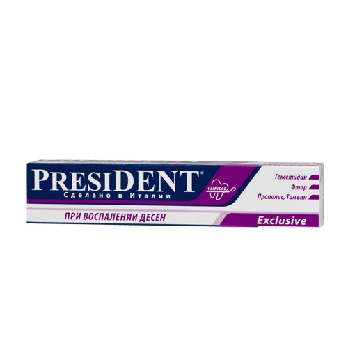 Зубная паста "President" (Президент) Exclusive 75мл