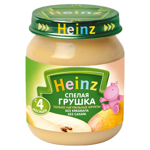 Пюре детское фруктовое "Heinz" (Хайнц) спелая грушка 120г