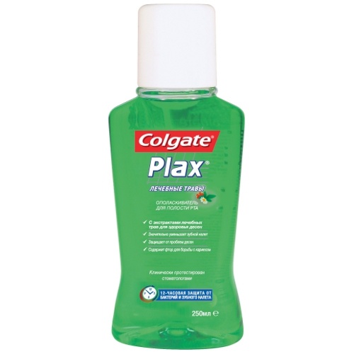 Ополаскиватель для полости рта "Colgate" (Колгейт) Plax лечебные травы 250мл