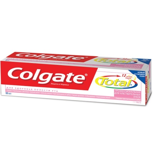 Зубная паста "Colgate" (Колгейт) Total-12 для чувствительных зубов 100мл