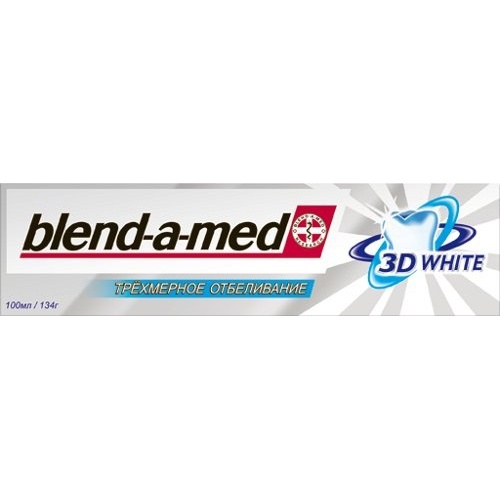 Зубная паста "Blend-a-med" (Бленд-а-мед) 3D White Трехмерное отбеливание 100мл