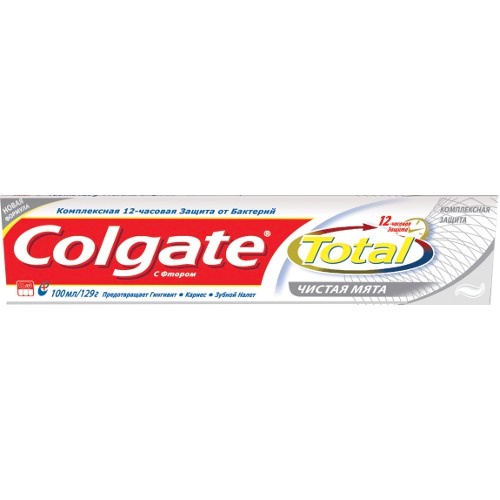 Зубная паста "Colgate" (Колгейт) Total-12 чистая мята 100мл