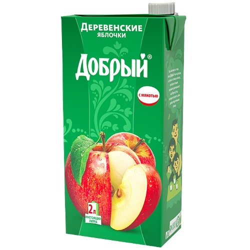Нектар "Добрый" деревенские яблочки 2