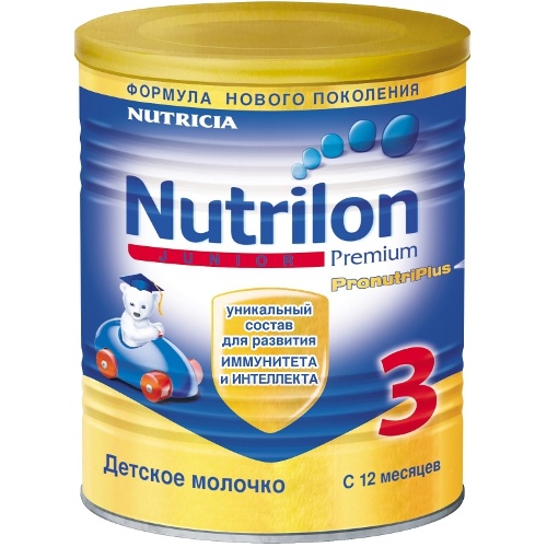 Детское питание "Nutrilon-3" (Нутрилон-3) с пребиотиками с 12 месяцев 400г сухая молочная смесь ж/б