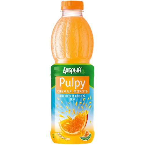 Напиток сокосодержащий "Pulpy" (Палпи) апельсин 0