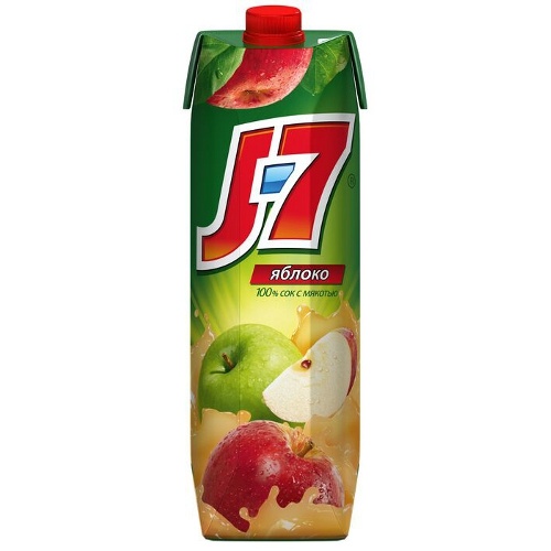 Сок "J-7" яблоко с мякотью 0