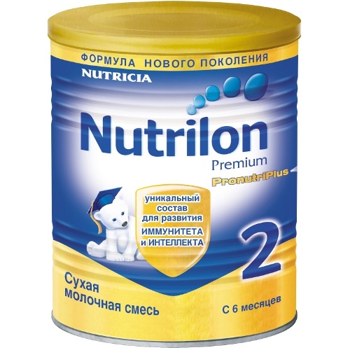 Детское питание "Nutrilon-2" (Нутрилон-2) с пребиотиками с 6 месяцев 400г сухая молочная смесь ж/б