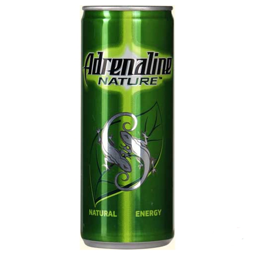Напиток энергетический "Adrenaline rush" (Адреналин Раш) Нейчер газированный 250мл жб