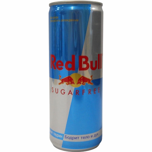 Напиток энергетический "Red Bull" (Ред Булл) газированный без сахара 250мл ж/б