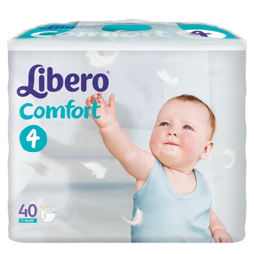 Подгузники "Libero" (Либеро) Comfort fit 7-14кг 40шт