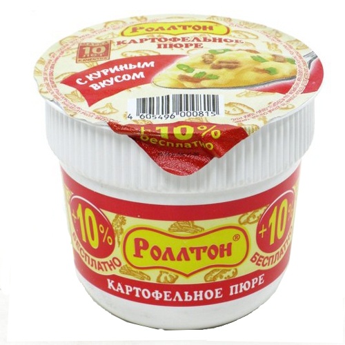 Пюре картофельное "Роллтон" с курицей 40г Россия