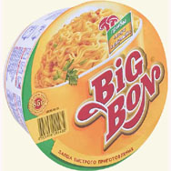 Лапша "BigBon" (БигБон) грибы + соус Сырный 85г