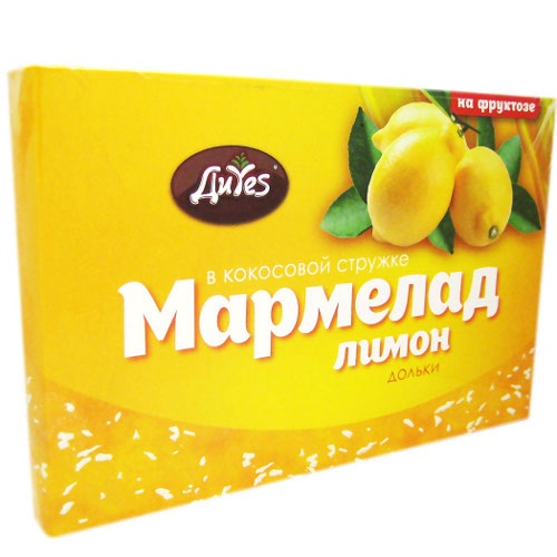 Мармелад диабетические "ДиYes" дольки на фруктозе лимон 240г