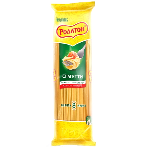 Макаронные изделия "Роллтон" спагетти 450г пакет