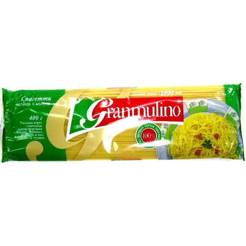 Макаронные изделия "Granmulino" (Гранмулино) спагетти любительские 400г ТД Алтан