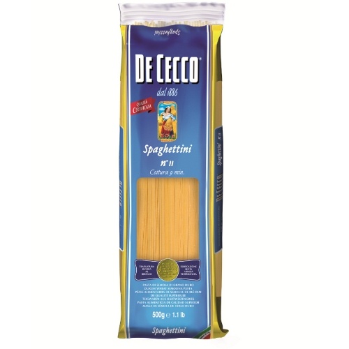 Макаронные изделия "De Cecco" (Де Чекко) №011 спагетти 500г Италия