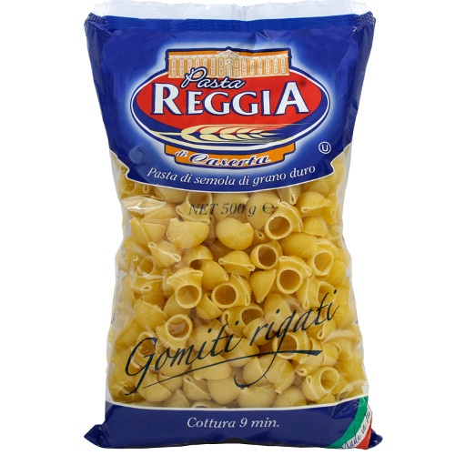 Макаронные изделия "Pasta Reggia" (Паста Реджа) №60 Gomiti Rigati (улитки рифленые) 500г