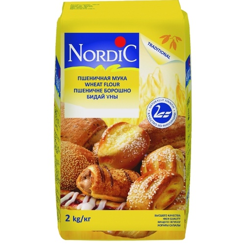 Мука пшеничная "Nordic" (Нордик) 2кг Финляндия