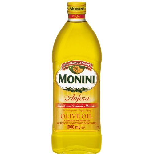Масло оливковое "Monini" (Монини) Анфора 100% для жарки и салатов 1л Италия