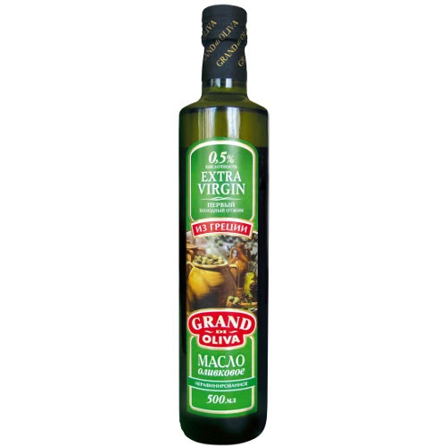 Масло оливковое "Grand di Oliva" (Гранд ди Олива) Extra Virgin нерафинированное 0