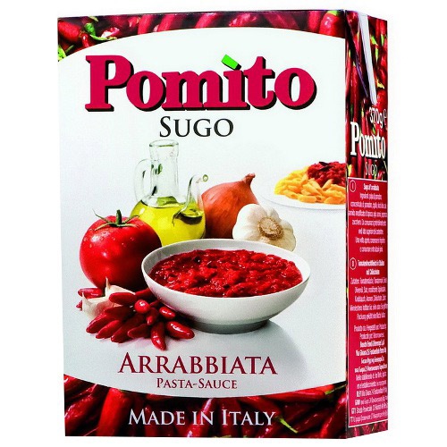 Соус "Pomito" (Помито) Arrabbiata для спагетти томатный острый 370г тетра пак