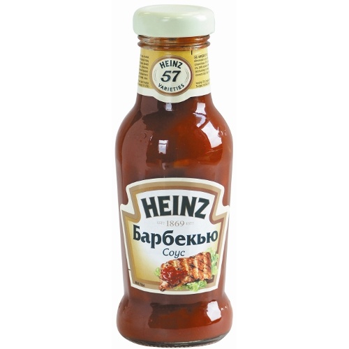 Соус "Heinz" (Хайнц) барбекью 250г ст.бут