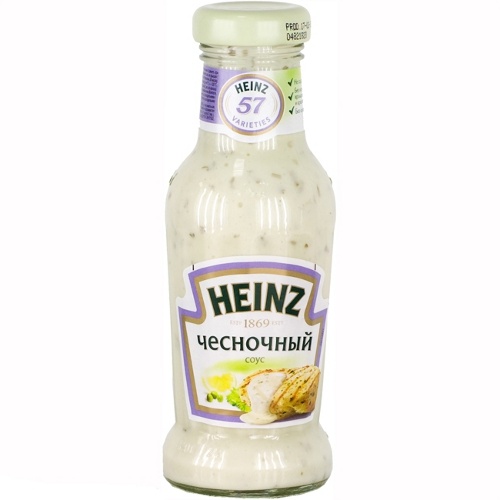 Соус "Heinz" (Хайнц) чесночный 250г ст.бут