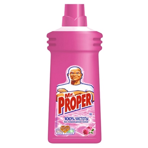 Моющая жидкость "Mr. Proper" (Мистер Пропер) Роза 750мл