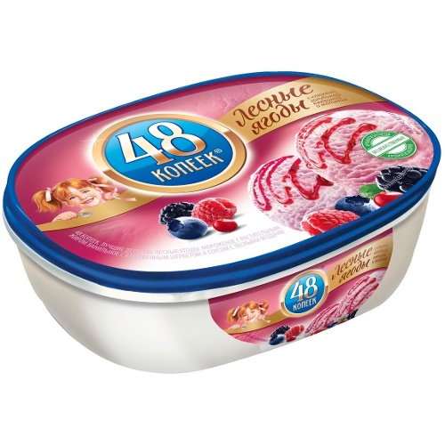 Мороженое "Nestle" (Нестле) 48-копеек лесные ягоды 850мл