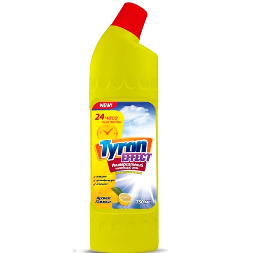 Гель для туалета чистящий "Tyron" (Тайрон) универсальный аромат лимона 750мл