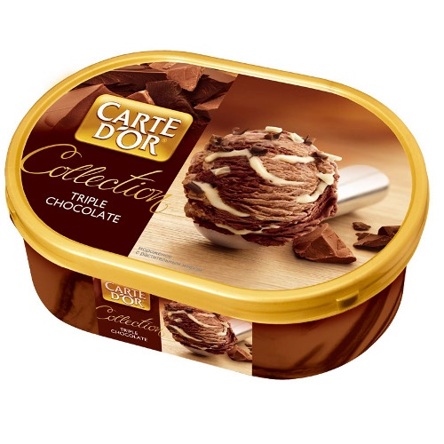 Мороженое "Carte D’Or" (Карт Дор) тройной шоколад 500гр