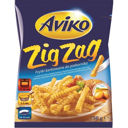 Картофель-фри "Aviko" (Авико) волнистый 750г замороженный