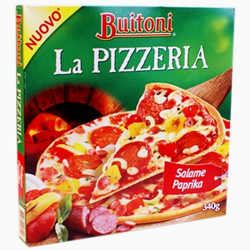 Пицца "Buitoni La Pizzeria" (Буитони Ла Пиццерия) Салями Паприка 340г