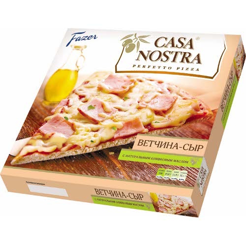 Пицца "Casa Nostra" (Каса Ностра) ветчина-сыр 350г коробка