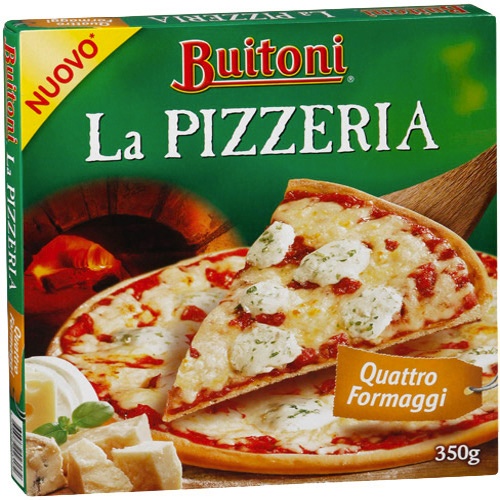 Пицца "Buitoni La Pizzeria" (Буитони Ла Пиццерия) 4-Сыра 350г замороженная